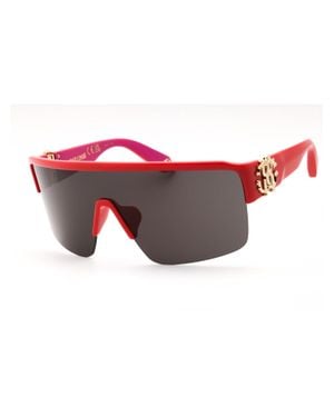 Roberto Cavalli Src037M Shield Shield Sunglasses - Red