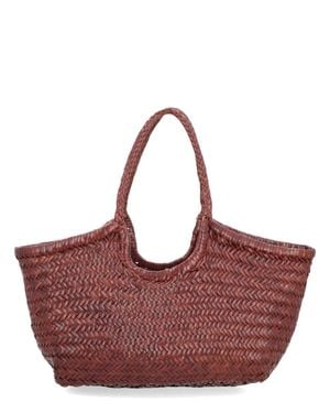Dragon Diffusion Mini Nantucket Basket Shoulder Bag For - Red