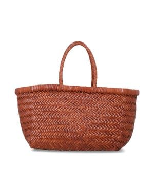 Dragon Diffusion Mini Handcrafted Leather Carryall - Red