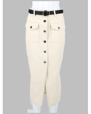 Self-Portrait Mid-Length Skirt With Elegant Design - Natural