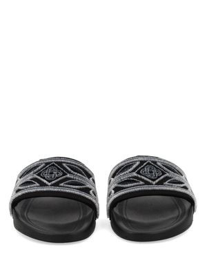 CASABLANCA Slide With Logo - Black