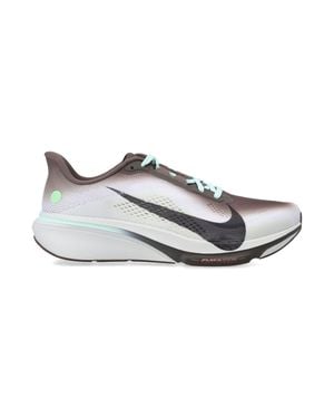 Nike Pegasus 42 Road Running Sneakers With Full-Length Air Zoom And Reactx Cushioning - Gray