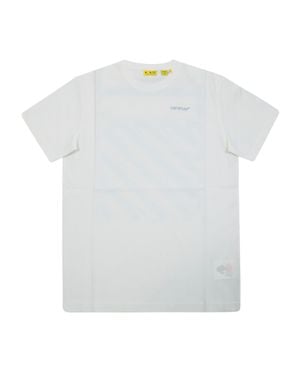 Off-White c/o Virgil Abloh Scribble Design T-Shirt For Kids - White