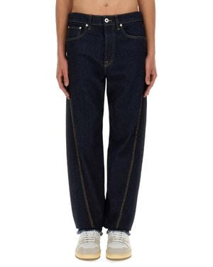 Lanvin Twisted Fit Jeans - Blue