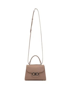 Ferragamo Doub G. Th S Handbag - Natural