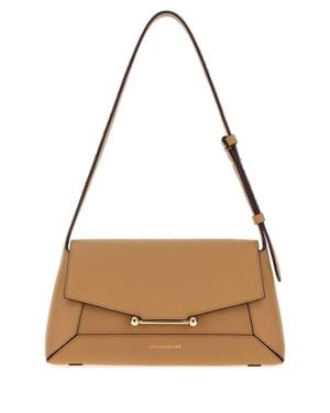 Strathberry Leather Mosaic Mini Crossbody Handbag - Metallic