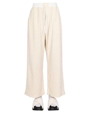 Ambush Monogram Pants - White