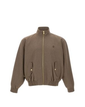 Drole de Monsieur Virgin Wool-Blend Overcoat With Stretch - Brown