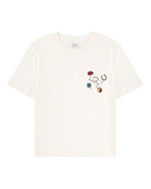Paul Smith Graphic Crew Neck T-Shirt - White