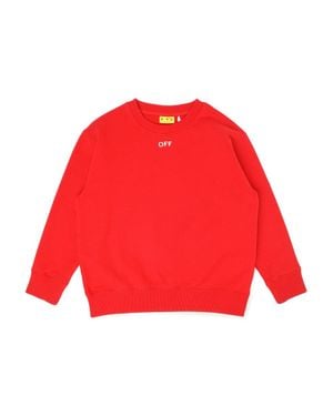 Off-White c/o Virgil Abloh Kids Diagonal Paint Hoodie - Red
