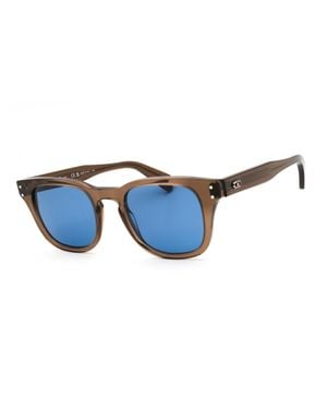 Ferragamo Rectangular Acetate Sunglasses - Blue