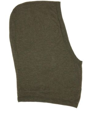 Rick Owens Knitted Hood - Green