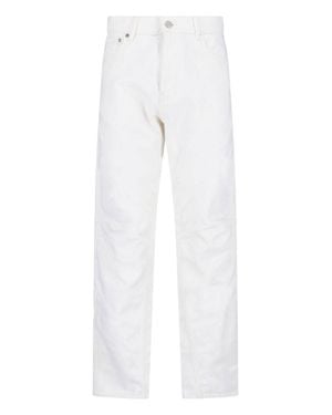 Coperni Organic Cotton Straight-Leg Jeans - White