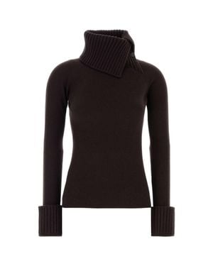 Sportmax Nordica Wool-Cashmere Blend Sweater - Black