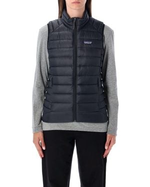 Patagonia Down Sweater Recycled Down Vest - Blue