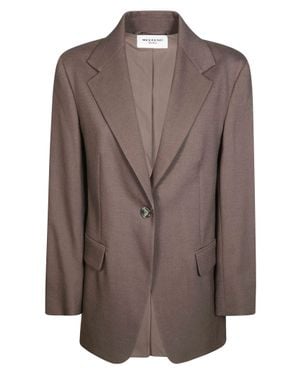 Weekend by Maxmara Wool Blazer - Brown