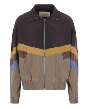 Valentino Luxe Patterned Jacket - Gray