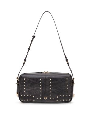 Pinko Classic Patch Mini Shoulder Bag - Black