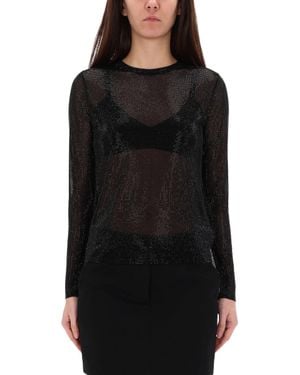 MICHAEL Michael Kors Recycled Viscose Top - Black