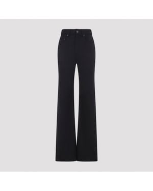 Balenciaga Straight Wool Pants - Blue