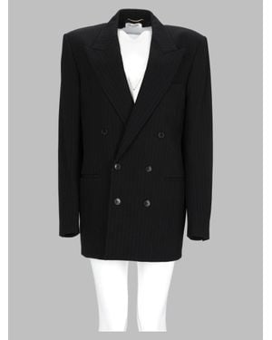 Saint Laurent Trench Coat - Black