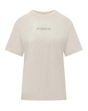Pinko Statement Graphic T-Shirt - White