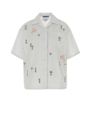 Prada Poplin Shirt - Gray