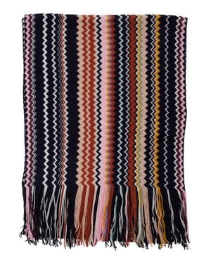 Missoni Tech Fabric Zigzag Scarf For - Black