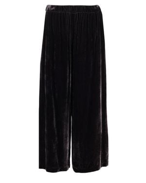 P.A.R.O.S.H. P. A.R. O.S. H. Elegant Silk Blend Pants For - Black