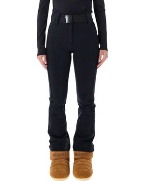 Goldbergh High-Waisted Flared Ski Pants With Belt - Blue