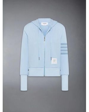 Thom Browne Mini Shrunken Blouson Hoodie - Blue