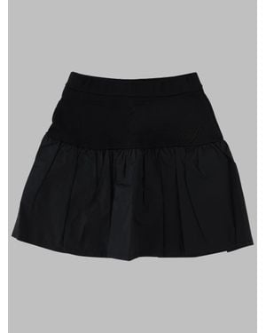 Emporio Armani Girls Cotton-Blend Skirt - Black