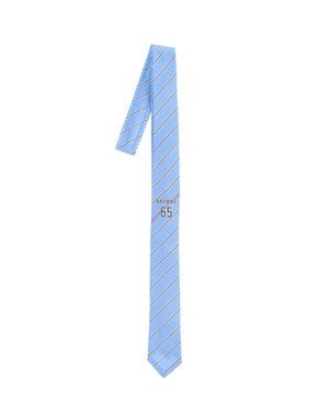 Thom Browne 100% Silk Tie For - Blue