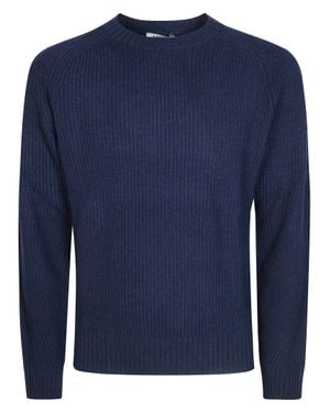 Altea Wool Crewneck Sweater - Blue