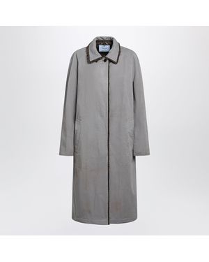 Prada Reversible Overcoat - Gray