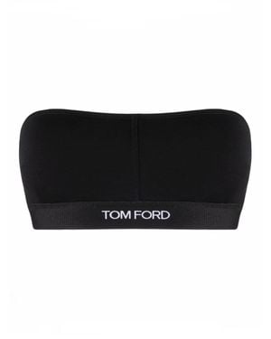 Tom Ford Signature Logo Top Bra For - Black