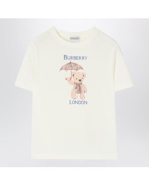 Burberry London Bear Cotton T-Shirt - White