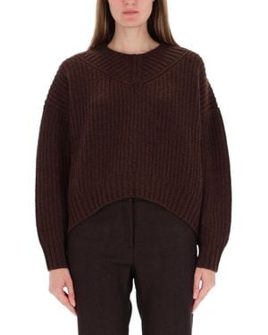 STAUD Sweater "Eight" - Brown