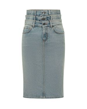 Fiorucci Midi Skirt - Gray