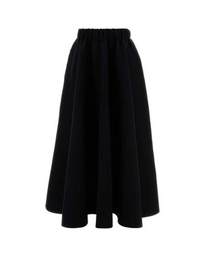 Extreme Cashmere Flannel Venus Skirt - Black