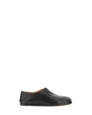 Maison Margiela Stylish Leather Flats For - Black