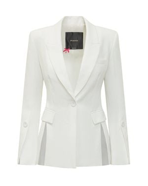 Pinko Canvas Mini Jacket - White
