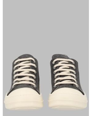 Rick Owens Low-Profile Sneakers - Metallic