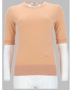Chloé 100% Wool Top - White