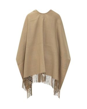 Burberry Stylish Mini Sleek Coat - Natural