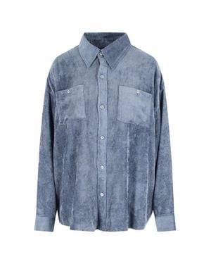 MYTHINKS Corduroy Shirt - Blue