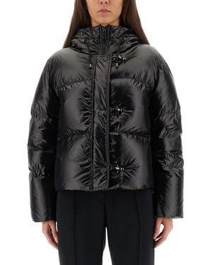 Fay Elegant Trench Coat For Fw25 - Black