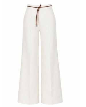 Herno Wide-Leg Pants - White