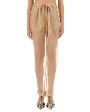 KHAITE Pants Trenton - Natural