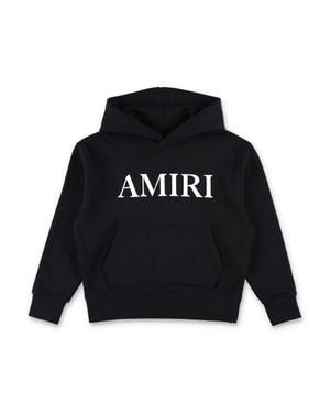 Amiri Mini Logo Hoodie For Boys - Black